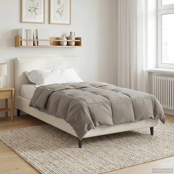 vidaXL Puni pokrivač za cijelu godinu Zelena 135 x 200 cm Mikrovlakna