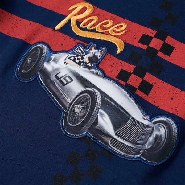 Dječja majica dugih rukava modra 92