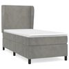 vidaXL Box spring krevet s madracem svjetlosivi 90x190 cm bar&scaron;unasti