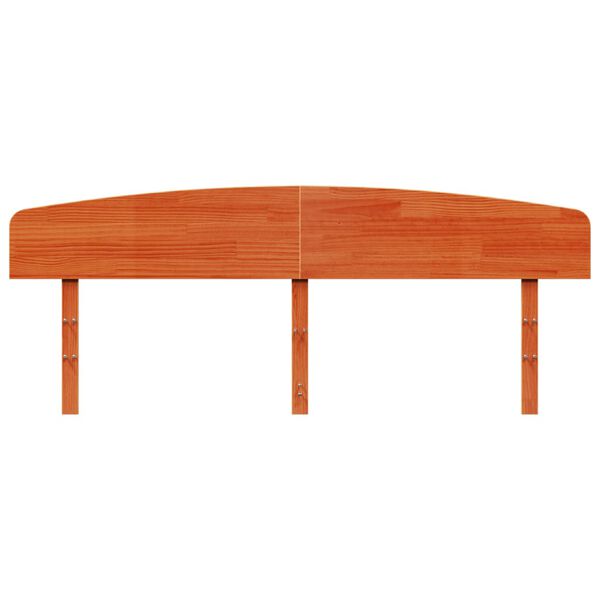 vidaXL Uzglavlje vo&scaron;tano smeđe 180 cm od masivne borovine