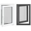 vidaXL Prozor za podrum RISOR 60 x 90 cm PVC i staklo Antracit