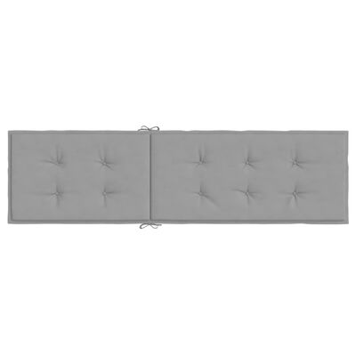 vidaXL Jastuk za ležaljku sivi (75 + 105) x 50 x 3 cm