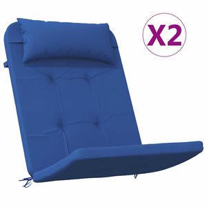 vidaXL Jastučići za stolice 2 kom. Oxford tkanina Plava