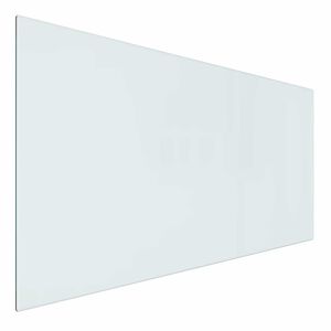vidaXL Staklena ploča za kamin *Transparent*an 100 x 50 cm Stakl