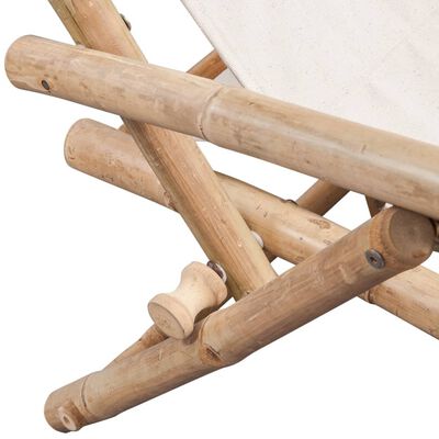 vidaXL Vrtna stolica od bambusa