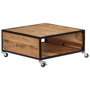 vidaXL Stolić za kavu 70 x 70 x 32 cm od masivnog bagremovog drva