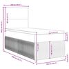vidaXL Box spring krevet s madracem crni 100x200 cm bar&scaron;unasti