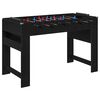 vidaXL Fuzbal Stol Crni Hrast 125 x 60,5 x 80 cm Konstruirano drvo