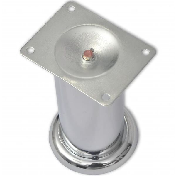 vidaXL Noge za kauč 8 kom okrugle kromirane 120 mm