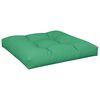 vidaXL Jastuk za palete zeleni 70 x 70 x 12 cm od tkanine