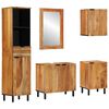 vidaXL Set ormarića za kupaonicu 5 kom. Prirodna 38 x 33 x 160 cm