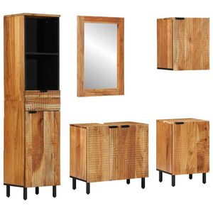 vidaXL Set ormarića za kupaonicu 5 kom. Prirodna 38 x 33 x 160 cm