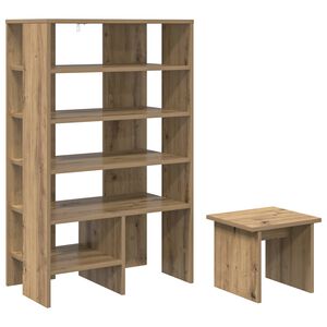 vidaXL Ormar za cipele 2 kom. 62 x 35 x 100 cm Konstruirano drvo