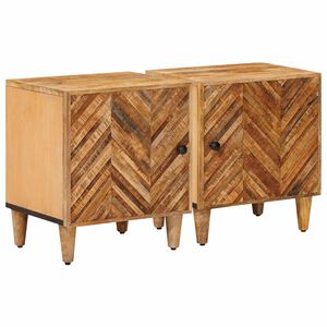 vidaXL Noćni ormarić 2 kom. Smeđa 40 x 33,5 x 46 cm Čvrsto drvo manga