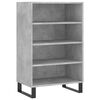 vidaXL Visoka komoda siva boja betona 57x35x90 cm konstruirano drvo