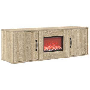 vidaXL Električni kamin Sonoma 110 x 30 x 36,5 cm Konstruirano drvo