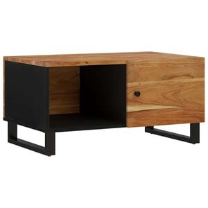 vidaXL Stolić za kavu 80x50x40 cm od drva bagrema i konstruiranog drva