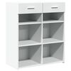 vidaXL Komoda bijela 80x42,5x93 cm od konstruiranog drva