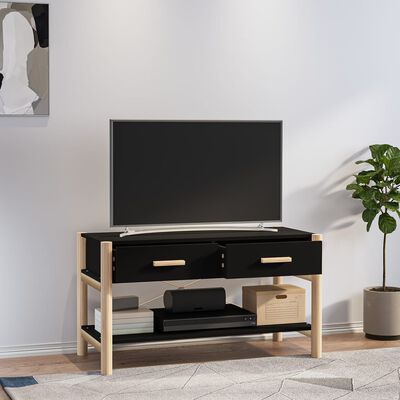 vidaXL TV ormarić crni 82 x 38 x 45 cm od konstruiranog drva