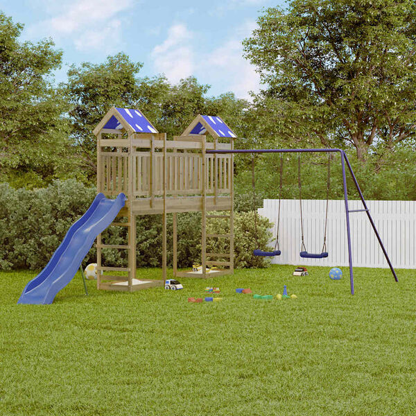 vidaXL Vanjski set za igru od impregnirane borovine