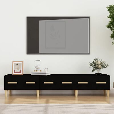 vidaXL TV ormarić crni 150 x 34,5 x 30 cm od konstruiranog drva