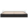 vidaXL Krevet s od storage s madracem Crna 200 x 200 cm tkanina