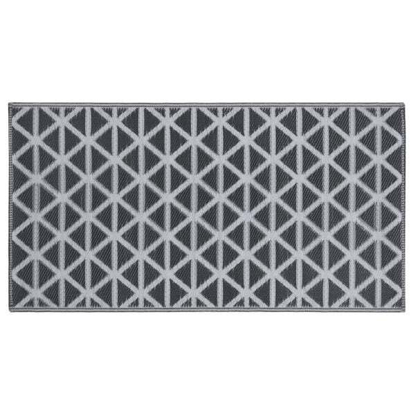 vidaXL Vanjski tepih ARAKIL crni 80 x 150 cm PP