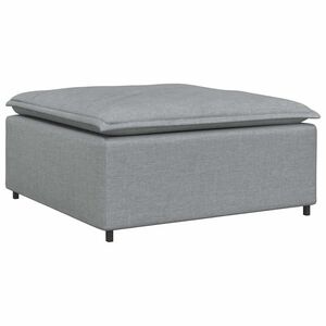 vidaXL Modularni kauč s podnožjem, svijetlo sivi 100x100x48 cm