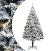 vidaXL Umjetno božićno drvce Bijelo 240 cm PVC i Čelik i Plastika