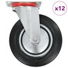 vidaXL Okretni kotačići 12 kom 200 mm