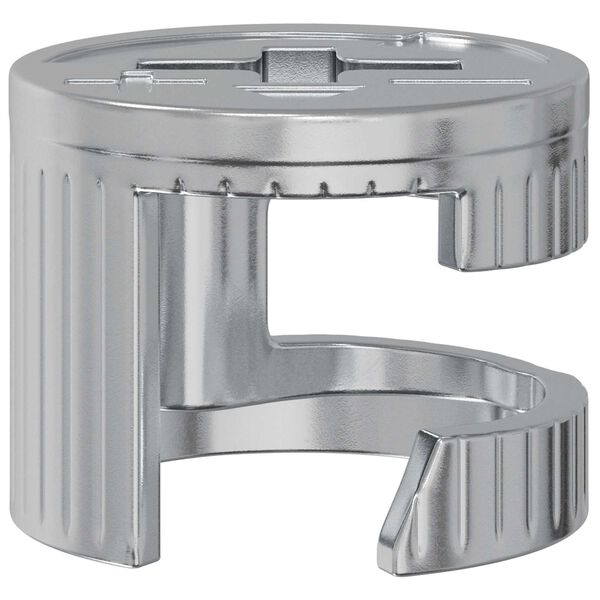 vidaXL Matične zakovice 2 pcs Srebrno 15 x 11,5 mm Čelik