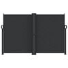 vidaXL Uvlačiva bočna tenda 160 x 600 cm crna