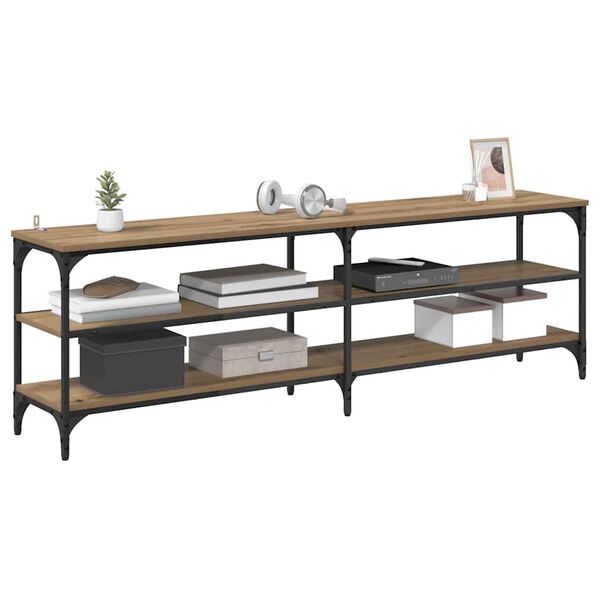 vidaXL TV ormar Umjetnički hrast 160 x 30 x 50 cm