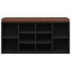 vidaXL Klupa za cipele crna 103 x 30 x 48 cm od konstruiranog drva