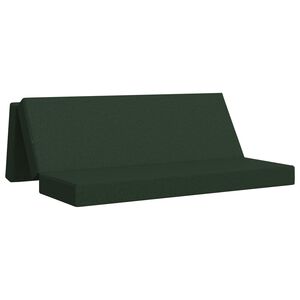 vidaXL Sofa na razvlačenje 200 x 67 x 45 cm Tamnozelena