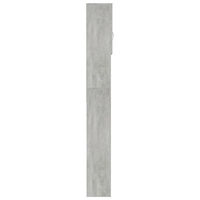 vidaXL Ormarić za perilicu rublja boja betona 64x25,5x190 cm iverica