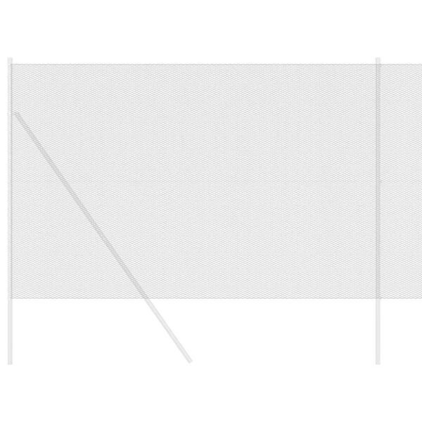 vidaXL Heksagonalna ograda Siva 1.5 x 50 m Čelik