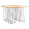 vidaXL Vrtni stol Gabion dizajn 100x102x72 cm Masivno drvo Bor