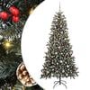 vidaXL Umjetno božićno drvce Zelena 240 cm PVC, Plastika i Čelik