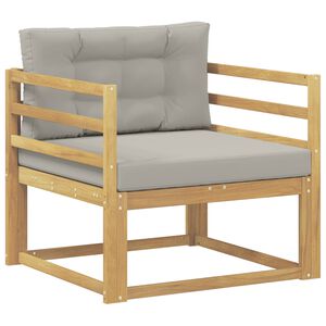 vidaXL Srednja sofa za van Poliester Bijela