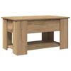 vidaXL Stol za kavu Artisan hrast 79x49x41 cm Konstruirano drvo