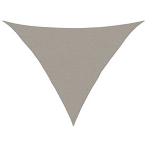 vidaXL Jedro za za&scaron;titu od sunca 160 g/m&sup2; Trokutasto svijetlosivo 2,5x2,5x3,5 m HDPE