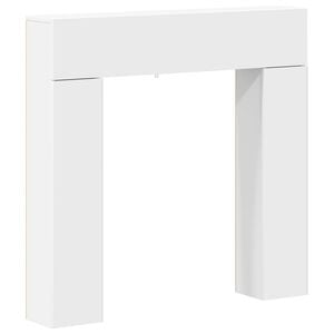 vidaXL Okvir za kamin Bijela 102 x 18 x 100,5 cm Konstruirano drvo
