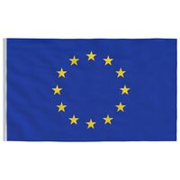 vidaXL Europska zastava 90 x 150 cm