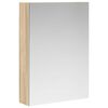 vidaXL Kupaonski ormar s ogledalom Sonoma hrast 50 x 14,5 x 70 cm