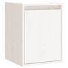 vidaXL Zidni ormarići 2 kom bijeli 30 x 30 x 40 cm od masivne borovine