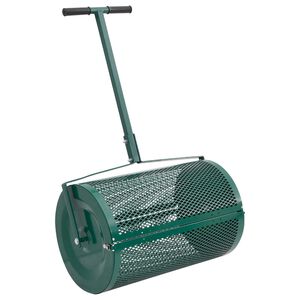 vidaXL Rasipač komposta 75L zeleni &Oslash; 40 x 60 cm čelični