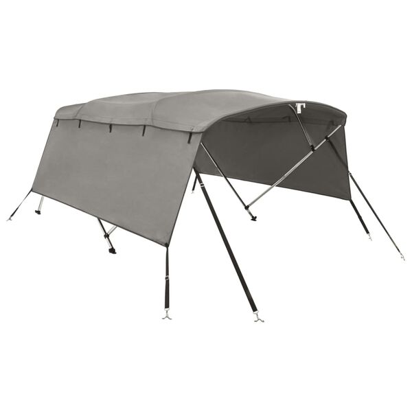 vidaXL Tenda bimini s 4 luka i bočnim stijenkama 243x(200-213)x137 cm