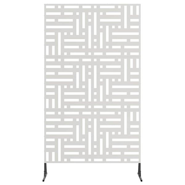 vidaXL Zaslon za privatnost Siva 100 x 50 x 180 cm Čelik