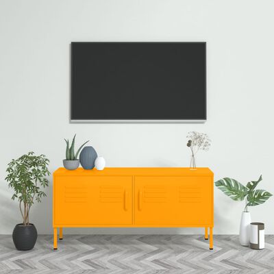 vidaXL TV ormarić boja senfa 105 x 35 x 50 cm čelični